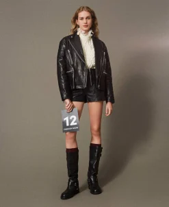 Bikerjacke „Fairfax“ Aus Leder