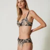 Brazilian-Slip Aus Besticktem Tüll