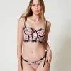 Brazilian-Slip Aus Tüll Mit Schleifen