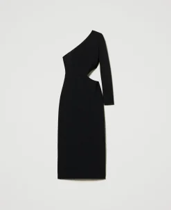 Einschultriges Midikleid