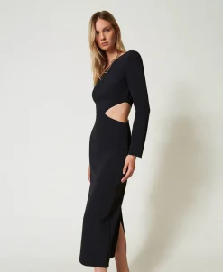 Einschultriges Midikleid