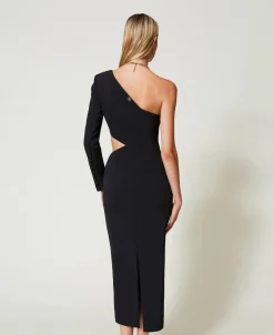 Einschultriges Midikleid