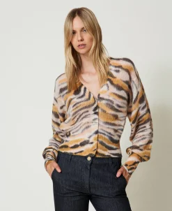 2-in-1-Cardigan Aus Wolle Und Alpaka