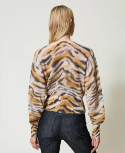 2-in-1-Cardigan Aus Wolle Und Alpaka