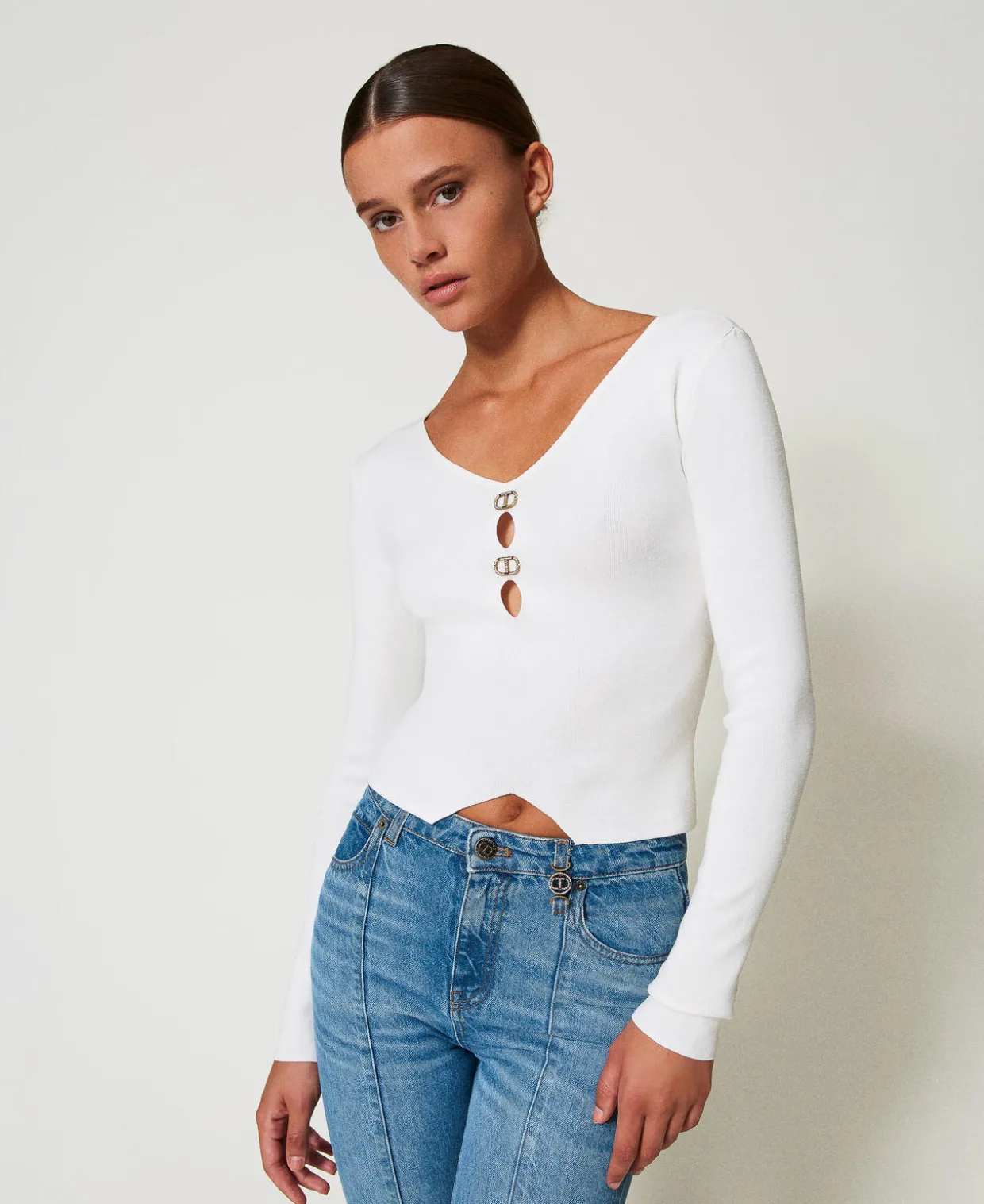 2-in-1-Pullover Mit Oval Ts