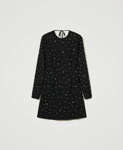 Kurzes Kleid Mit Perlen