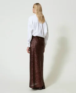 Maxi-Paillettenrock