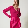 Minirock Aus Mikado-Twill