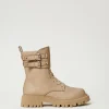 MYFO Schnürstiefelette Mit Zwei Riemen