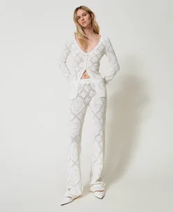 Nahtloser Cardigan Aus Treeblend-Garn