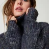 Pullover Aus Mehrfarbigem Garn Mit Lurex