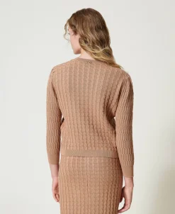 Pullover Mit Strickmustermix