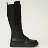 Sneaker-Boots Mit Schnürung