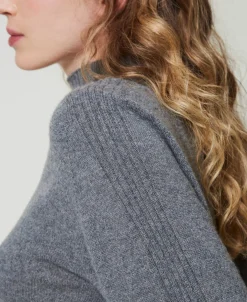 Stehkragenpullover Aus Cashmere