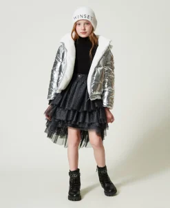 Wendejacke Aus Pelzimitat