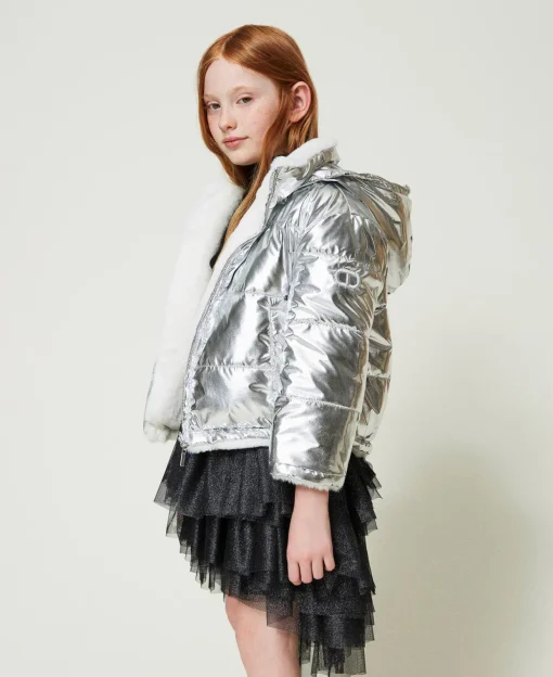 Wendejacke Aus Pelzimitat