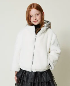 Wendejacke Aus Pelzimitat