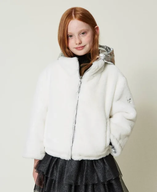 Wendejacke Aus Pelzimitat