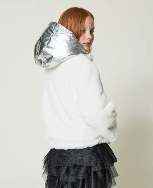 Wendejacke Aus Pelzimitat