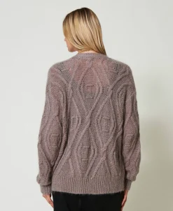 Zweireihige Cardigan Aus Mohairmischung