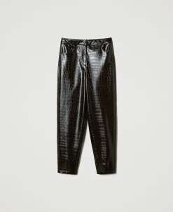 Barrel-Fit-Hose Mit Animalprint