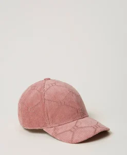 Baseballkappe Aus Samt Mit Oval Ts