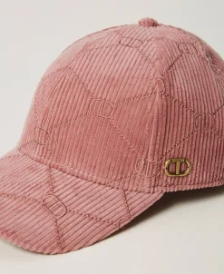 Baseballkappe Aus Samt Mit Oval Ts