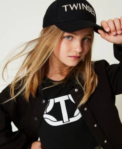Baseballkappe Aus Tuch Mit Logo