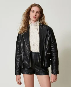 Bikerjacke „Fairfax“ Aus Leder