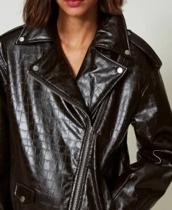 Bikerjacke Mit Animalprint
