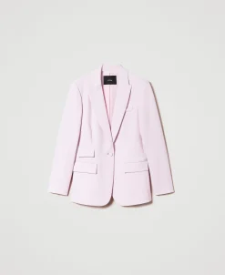 Blazer Aus Crêpe-Cady