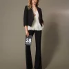 Blazer Aus Serge Aus Wollmischung