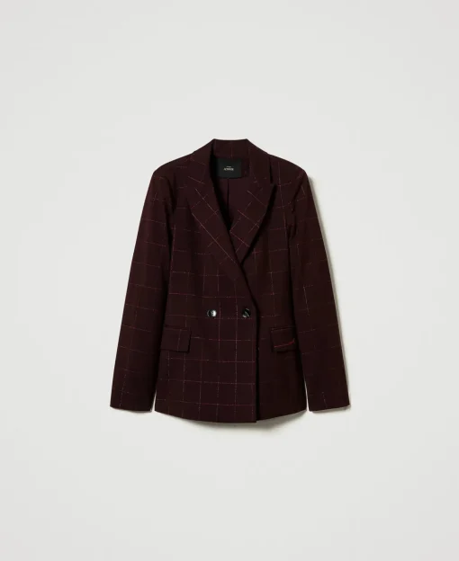 Blazer Mit Lurexkaros