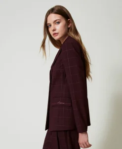 Blazer Mit Lurexkaros