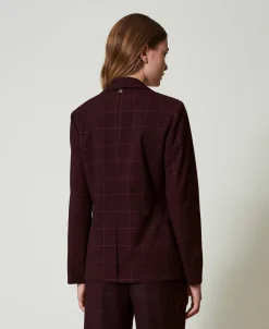 Blazer Mit Lurexkaros