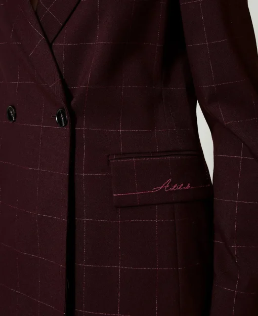Blazer Mit Lurexkaros