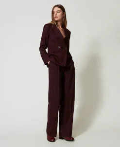Blazer Mit Lurexkaros
