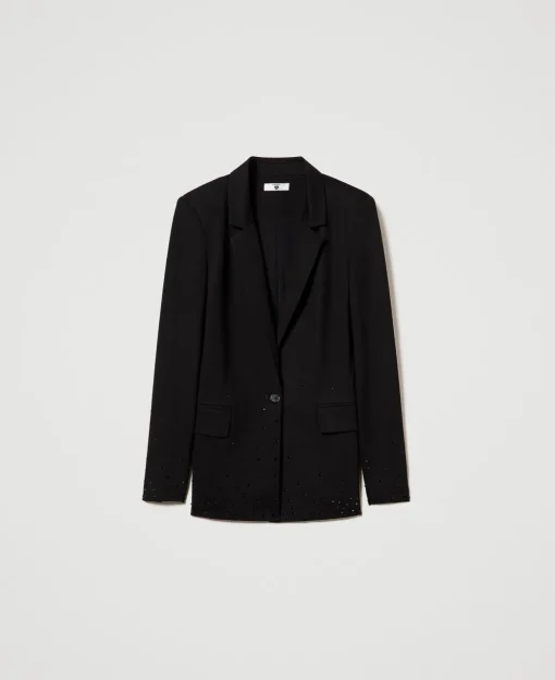 Blazer Mit Strass Im Dégradé