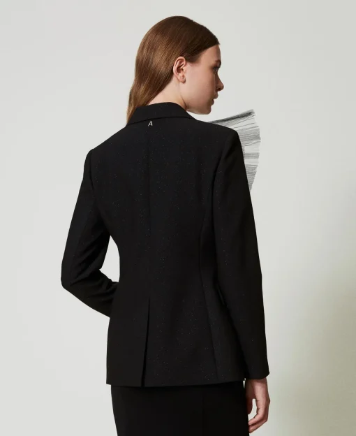 Blazer Mit Tüllvolant