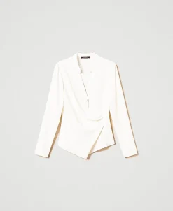 Bluse Aus Recyceltem Crêpe De Chine