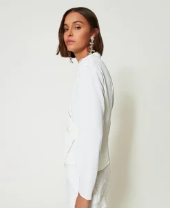 Bluse Aus Recyceltem Crêpe De Chine