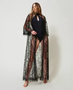 Body Aus Charmeuse Und Spitze