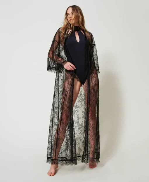 Body Aus Charmeuse Und Spitze