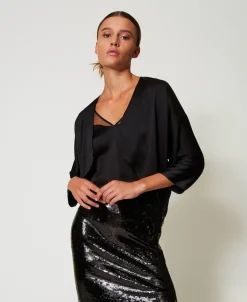 Bolero Aus Satin