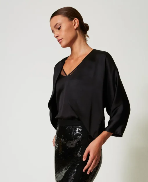Bolero Aus Satin