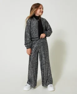 Bomberjacke Mit Alloverpailletten