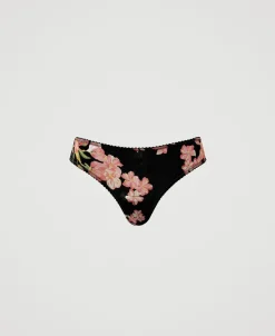 Brazilian-Slip Aus Dévoré-Samt