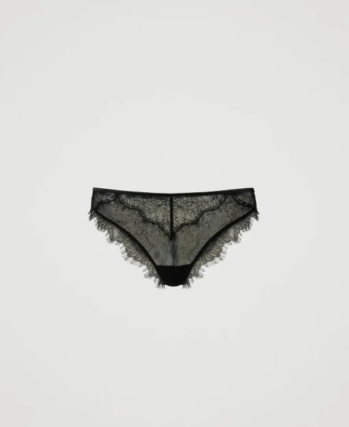 Brazilian-Slip Aus Spitze Und Tüll
