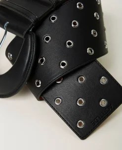 Breiter Taillengürtel Mit Ösen