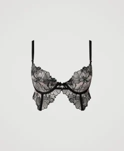 Bustier Aus Besticktem Tüll